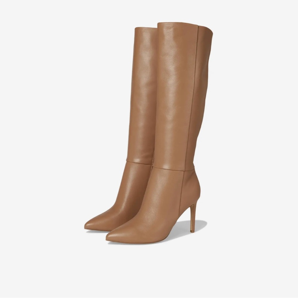 Nine West Richy Light Natural Leather Boot